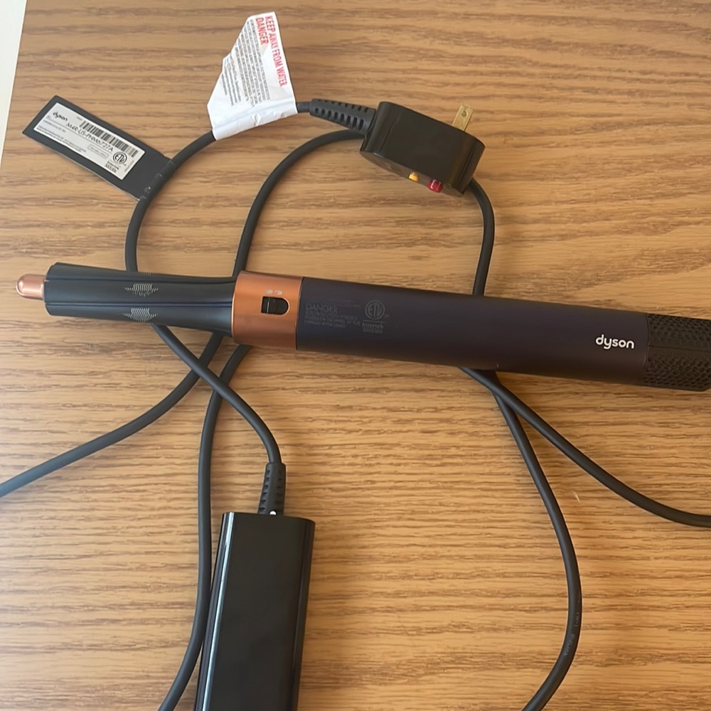 Dyson airwrap cobalt blue and copper